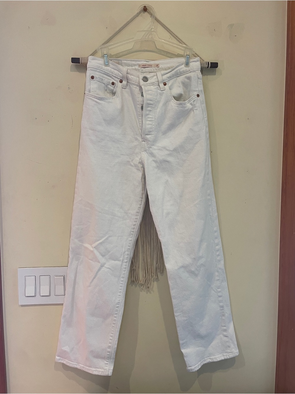 Levi's White Bootcut Women's Jeans